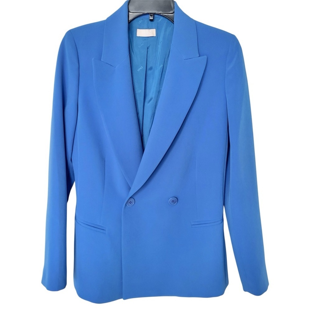 Liu Jo Vibrant Blue Women's Classic Blazer Jacket Size 2